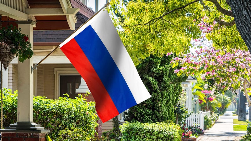 DANF FLAG DANF Russia Flag 3x5 Ft Thick Polyester, Fade Resistant, Brass Grommets, Canvas Header, Double Sided Russian National Flags 3x5 Feet - Image 4