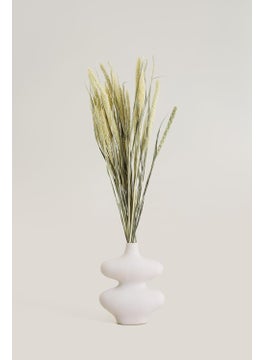 PUREZENTO PUREZENTO Potpourri Unscented Cute Millet Dried Bleach White Pack of 20 Stems Dried Flower for Home Decoration Office Bedroom Vase Fillers Wedding Farmhouse Side Corners Parties  - Image 1