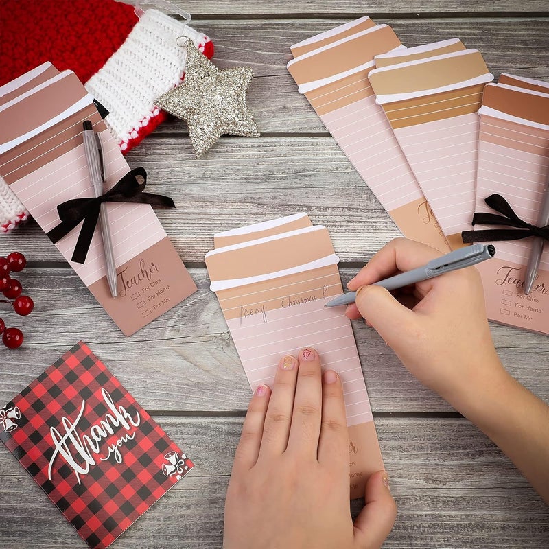 كلاراكو دفتر ملاحظات على شكل فنجان قهوة للمعلمين من كلاركو مع قلم، دفتر ملاحظات ليوم الممرضات، دفاتر ملاحظات للعطلات، دفتر ملاحظات للشتاء، قائمة التسوق، ملاحظات للمهام ليوم الممرضات، العمل والدراسة، أعياد الميلاد، يوم المعلم (8 مجموعات) - Image 4