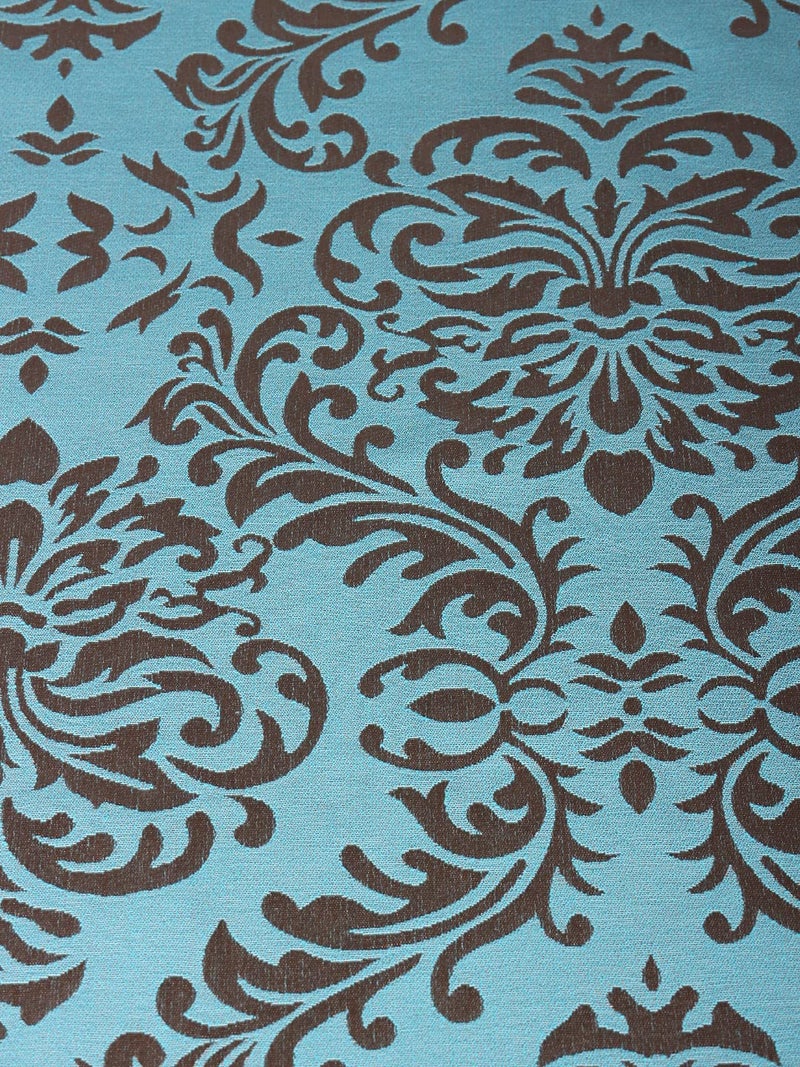 Home - The Best is for You Cotton Table Runner with Woven Damask Design (Turquoise, 13X60 Inch) - Pack of 1 - Image 4
