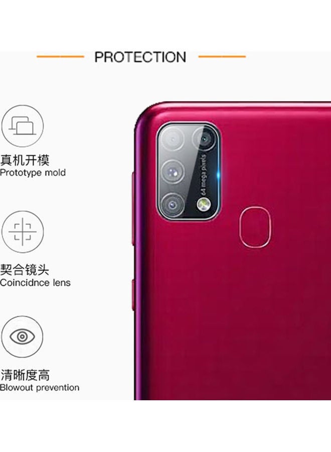 NIBEMINENT Camera Lens Glass Protector For Samsung Galaxy M31 Clear  - Image 4