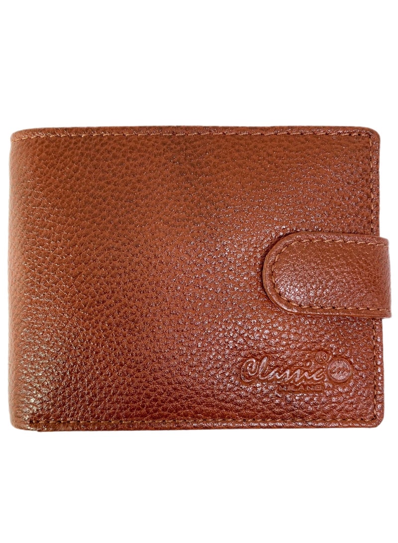 Classic Milano Classic Milano Wallet for Men - Genuine Leather Card Holder Wallet, RFID Blocking Bifold Mens Wallet with Coin Pouch, Slim Wallet for Men, Durable Man Wallet - Ideal Gift  - Image 1