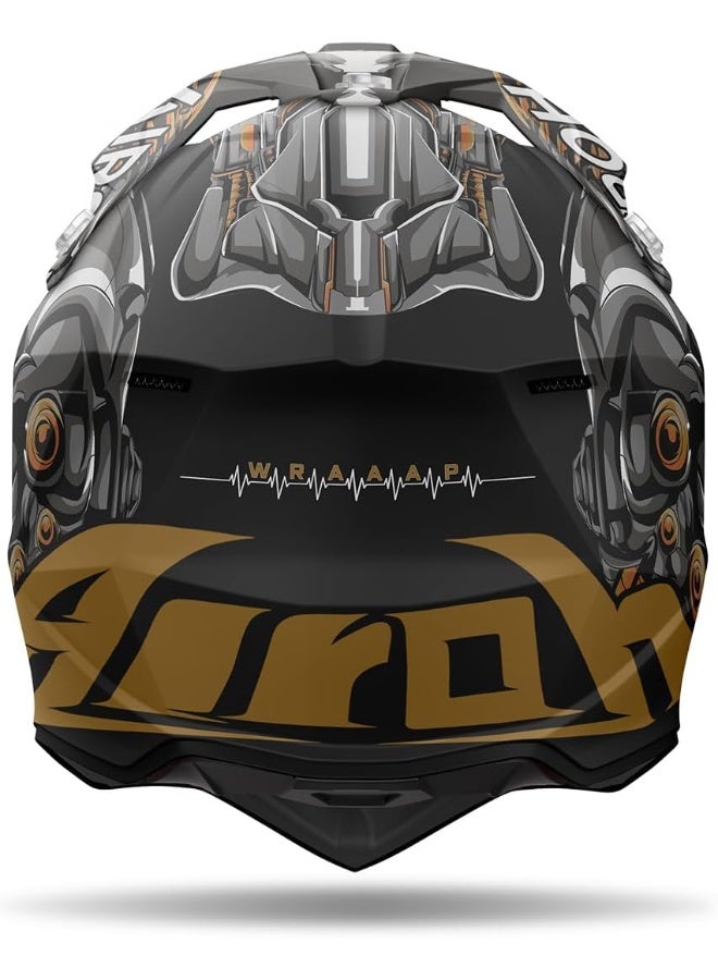 Airoh خوذة AIROH WRAAAP CYBORG MATT L - Image 3