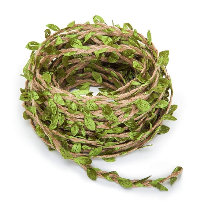 132 FT BOHO EUCALYPTUS VINES WITH TWINE ARTIFICIAL EUCALYPTUS LEAF GREENERY WITH HEMP ROPE FOR BABY SHOWER HOME WALL GARDEN WEDDING PARTY WREATHS
