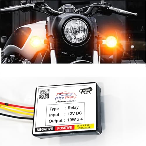 AUTO PEARL فلاش خطر الدراجة متعددة الأنماط، مقاوم للماء، فلاش أمامي وخلفي مع مرحل لمؤشرات LED/المصابيح، فلاش سريع على الطريق متوافق مع Pulsar N160 - Image 3
