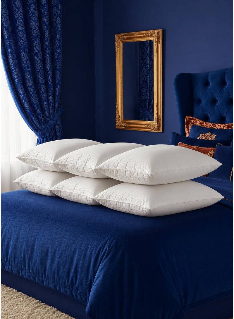 House One 6 Pieces | Microfiber Cushion Filler - White - 65x65 cm - Image 1