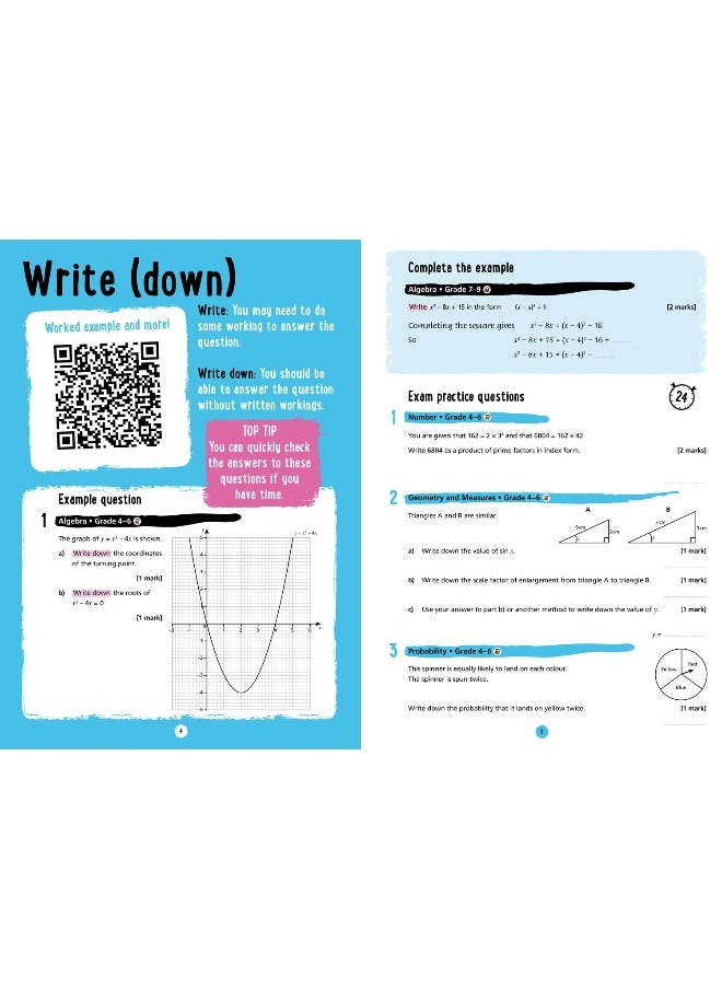 null - AQA GCSE 9-1 Maths Higher Exam Skills and Practice: Ideal for the 2025 and 2026 exams - Image 1