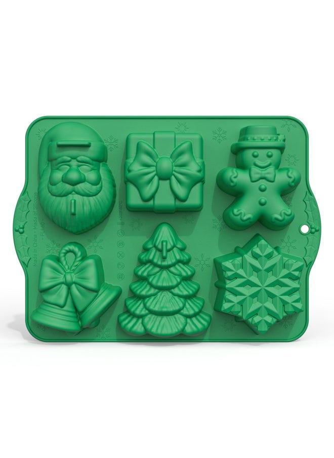 6 Even Silicone Cake Mold DIY Household Kitchen Food Grade Baking Tools Wholesale-Color - Image 1