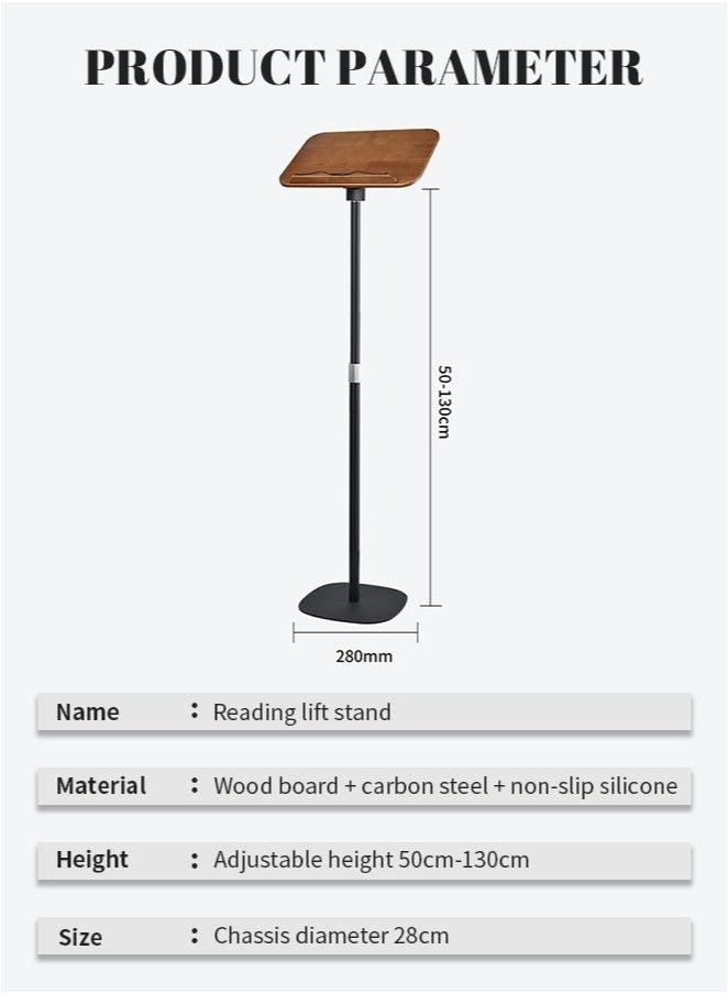 ميكسد حامل كتب للقراءة، حامل كتب قابل للرفع مع مشابك صفحات، زاوية قابلة للتعديل، مناسب لوضع الكتب وأجهزة الكمبيوتر المحمولة والنوتات الموسيقية - Image 5