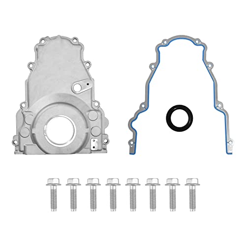 SUSUCAR Non-VVT LS Front Timing Cover with Gasket for LS2 LS3 Gen 4 LSx 4.8L 5.3L 6.0L 6.2L Engines 12633906 12600326 - Image 1