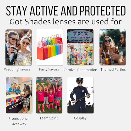 Got Shades Aviator Sunglasses for Men & Women - 100% UV Protection Classic Pilot Aviator for Mens - Sunglasses Pack of 4 - Image 5