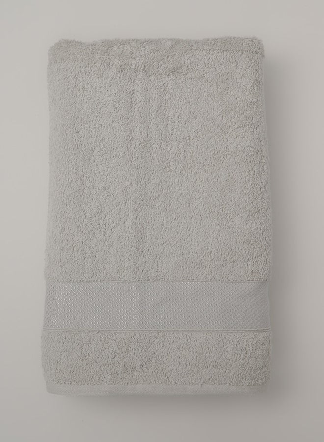 White Rose منشفة السلام - 550 غم/م² - 100% قطن تيري - شجرة استحمام 80x160 سم - لمسة فاخرة - تجفيف سريع - ماصة فائقة - فضي - Image 5