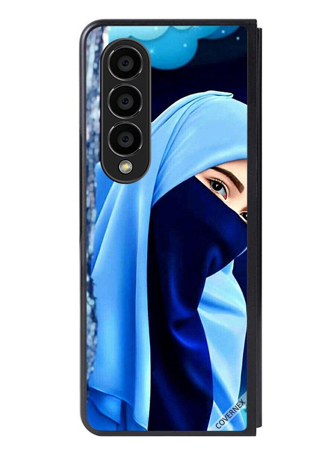 Covernex Protective Case Cover For Samsung Galaxy Z Fold 4 Hijab Girl - Image 1