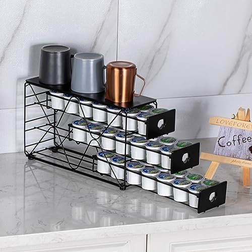 Flagship K Cup Holder 3 Tier Coffee Pod Holder for K Cup Organizer Save Space Countertop Kitchen (42 Pods Capacity) - Image 4