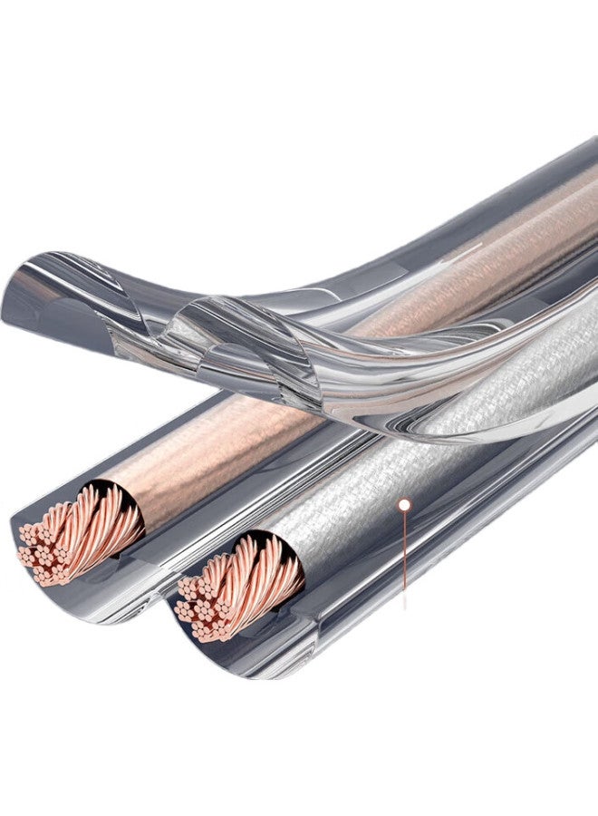 CHOSEAL Akihabara (Choseal) Speaker Cable, Audiophile-Grade Pure Copper Audio Speaker Wire, Amplifier Connection, Shielded Anti-Interference 50-Core Gold And Silver Wire, 100 Meters, Qs2240T100S - Image 2