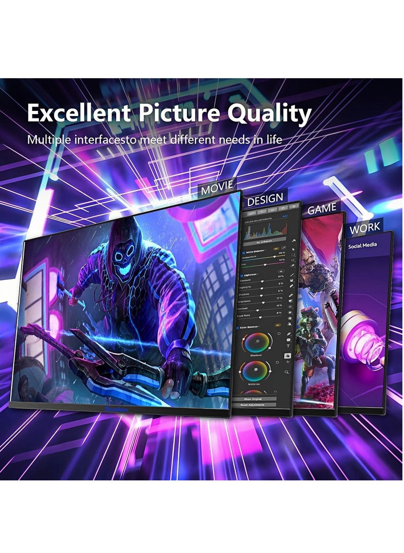 23.8" FHD IPS Computer Monitor 100Hz | 1ms Response Time | 99% sRGB | HDMI/VGA | 75x75mm VESA Mount | 300 nits Brightness