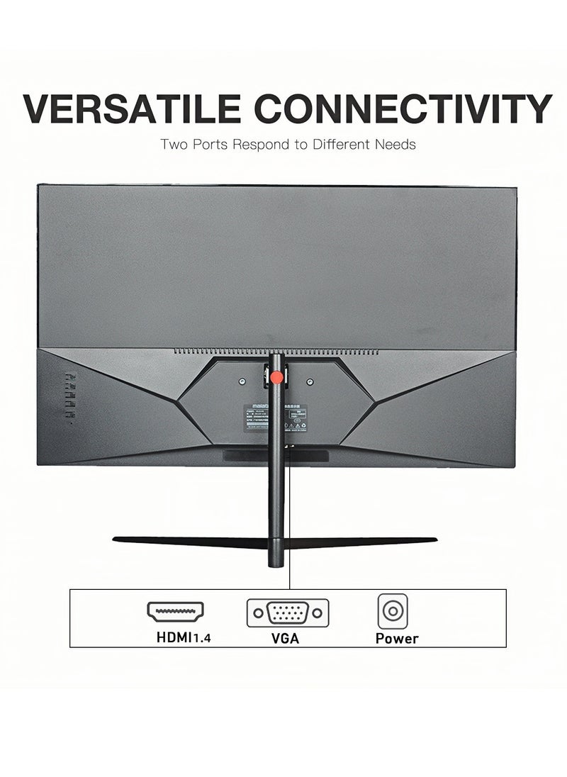 23.8" FHD IPS Computer Monitor 100Hz | 1ms Response Time | 99% sRGB | HDMI/VGA | 75x75mm VESA Mount | 300 nits Brightness