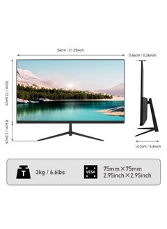FlashHawk 23.8" FHD Computer Monitor 100Hz,1920*1080 IPS Screen,1ms Response Time, 99%sRGB,VGA HDMI Ports, 75*75MM VESA Compatible  - Image 3