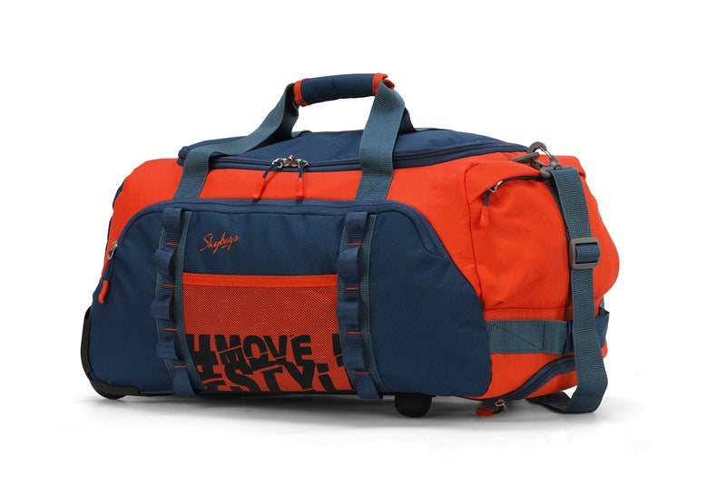 Skybags سكايباجز بوليستر نمط صلب هستل دفت 65 (برتقالي، متوسط) - Image 1