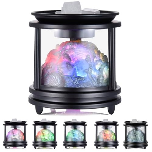 Dicimi Electric Wax Warmer Melter 4in1 Multifunctional Decorative Wax Melter for Scented Wax CubesEssential OilsWax Cups Colorful Coral Design Candle Warmer for Home Office Decor - Image 1