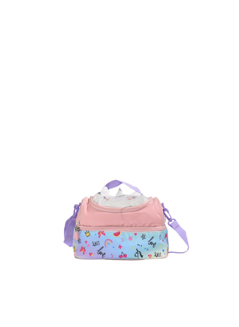 Supercute Unicorn Lunch Bag SF305 | 10.2 Inch Kids Insulated Lunch Box Bag | Lightweight Thermal Food Carrier - Image 1