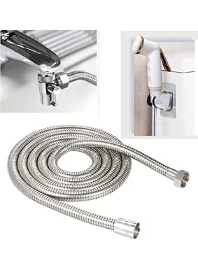 شطاف السفر خرطوم نيكل 2م + محول قنطرة نحاس + كاوتشة بسن نحاس+ هاند شطاف - Image 4