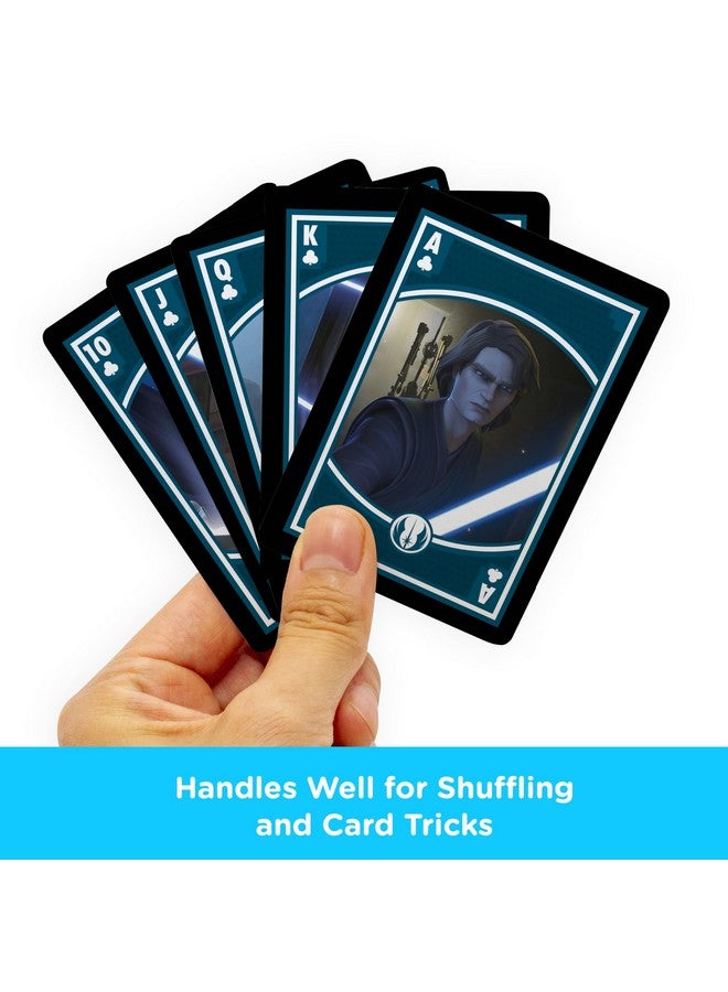 AQUARIUS Star Wars Playing Cards - The Clone Wars Themed Deck of Cards for Your Favorite Card Games - Officially Licensed Star Wars Merchandise & Collectibles - Image 4
