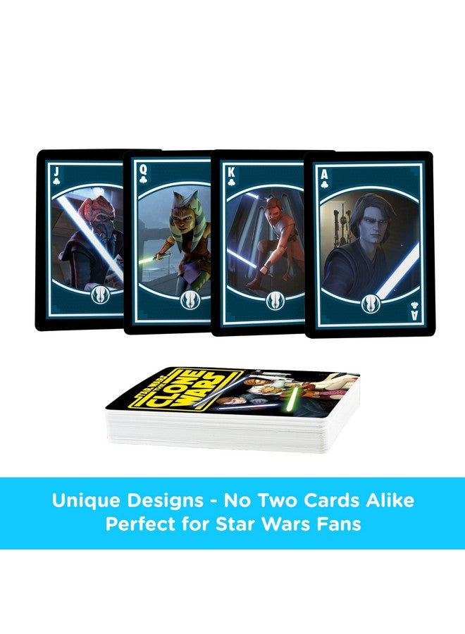 AQUARIUS Star Wars Playing Cards - The Clone Wars Themed Deck of Cards for Your Favorite Card Games - Officially Licensed Star Wars Merchandise & Collectibles - Image 3