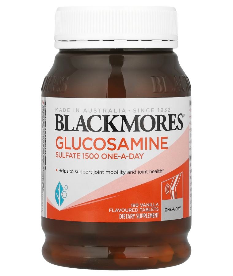 Blackmores Glucosamine Sulfate One-A-Day Vanilla 1500 mg 180 Tablets