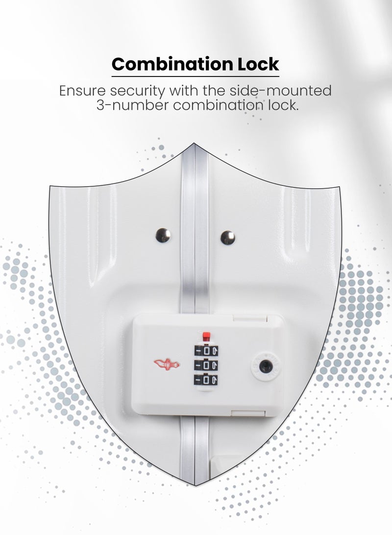 ستارجولد حقيبة الأمتعة TPC حقيبة جانبية صلبة بعجلات دوارة 360 درجة وحقيبة سفر بنظام قابل للقفل - Image 3