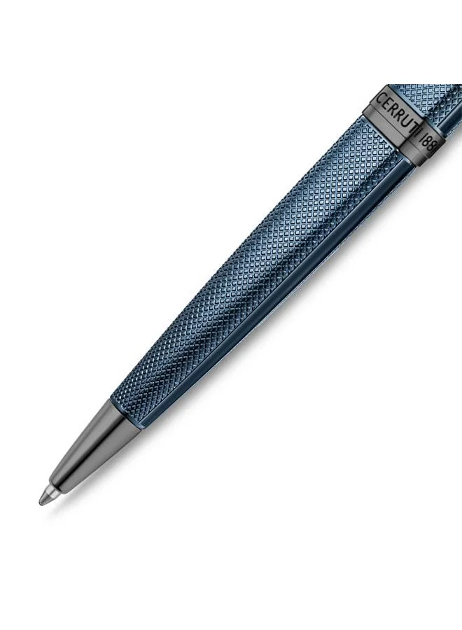 CERRUTI 1881  Enzo Gunmetal and Blue Stainless Steel Pen for Men  | Best Price UAE