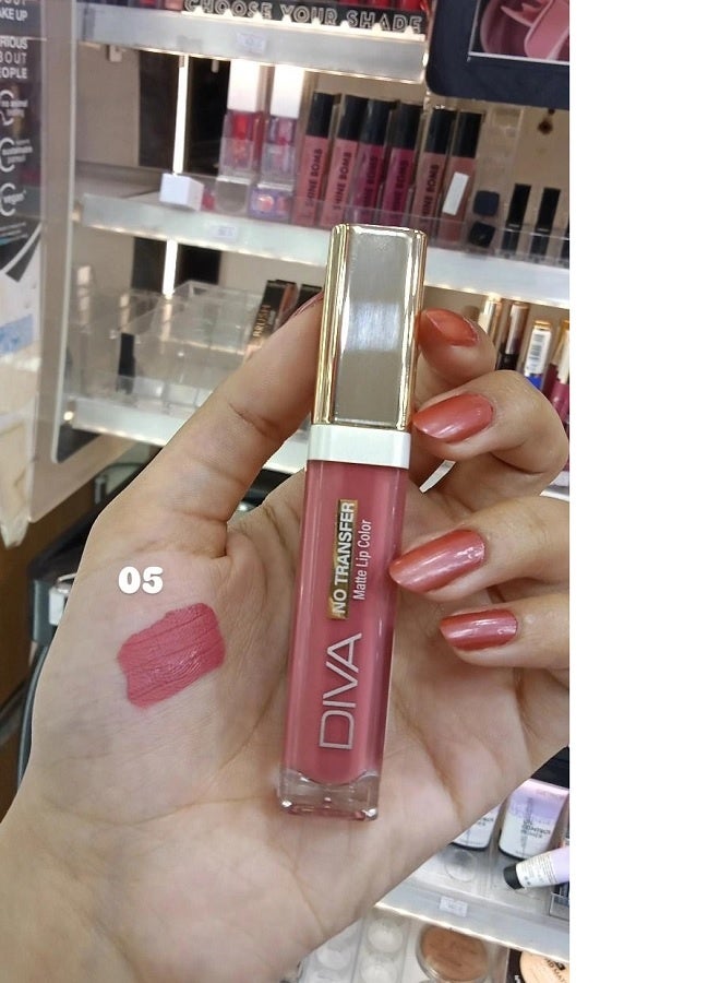 Amanda Diva matte lip color no transfer no.5 6ml - Image 3