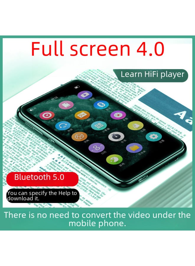 Full Screen Mp3 Bluetooth Portable Player Student Dictionary Mp4 Touch Game Mp5 Mp6 Music Player Digital Computer/mp3-Body Color:Black-Memory Capacity:8G Ordinary Edition - Image 5