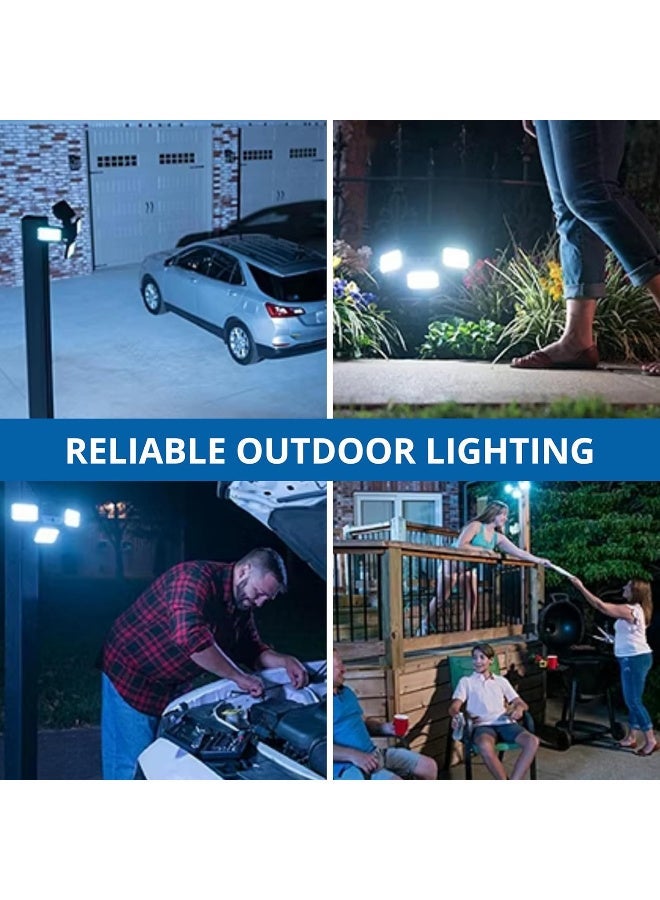 دايو مصباح الأمان الشمسي دايو 4 رؤوس: إضاءة بزاوية واسعة، مفعل بالحركة، قابل للتعديل مع ريموت تحكم لاسلكي - Image 5