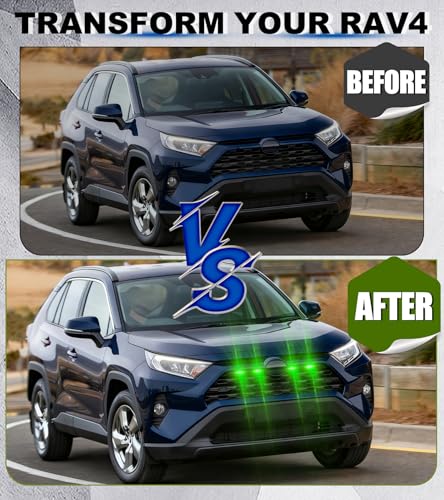 NEOXIST Direct-Snap Front Grill Lights for 2019-2025 Toyota RAV4 Accessories Raptor Light RAV 4 XL XLE Premium Limited Only (RGB) - Image 5