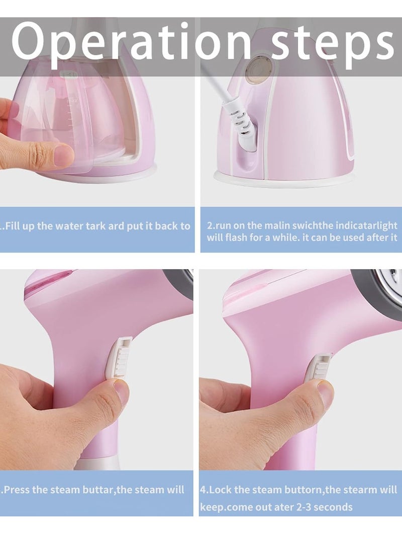 LC Portable Garment Steamer With a Capacity of 280ml Water Tank, Steam Rate 27g/min, 1500W - Image 4