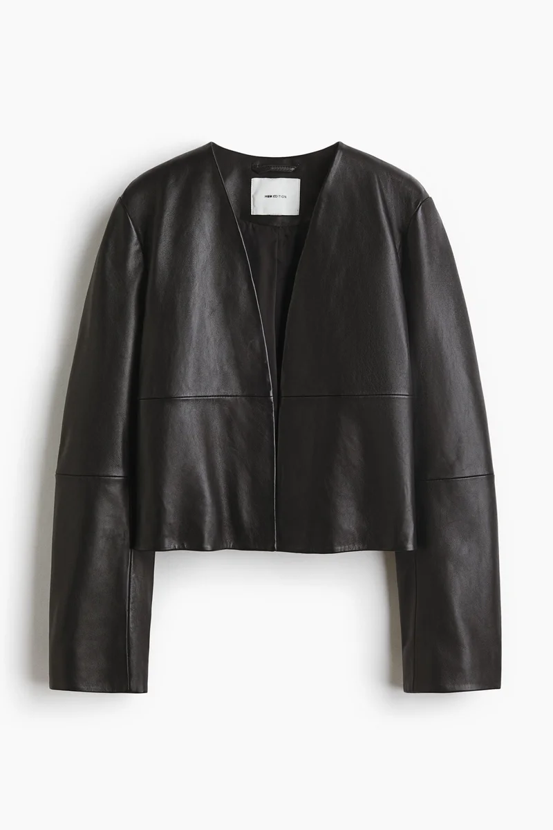 H&M  Short leather jacket for Women | Best Price UAE