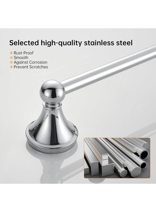 BRIMIX Bath Towel Rack Wall Mounted Towel Bar Bathroom Hardware Accessories Towel Holder - Image 2