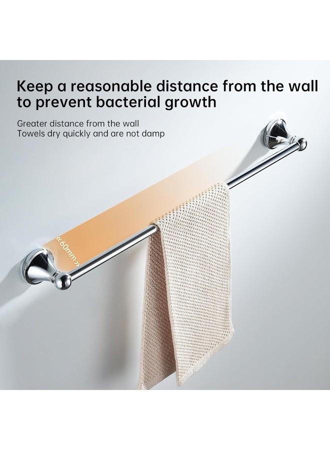 BRIMIX Bath Towel Rack Wall Mounted Towel Bar Bathroom Hardware Accessories Towel Holder - Image 3