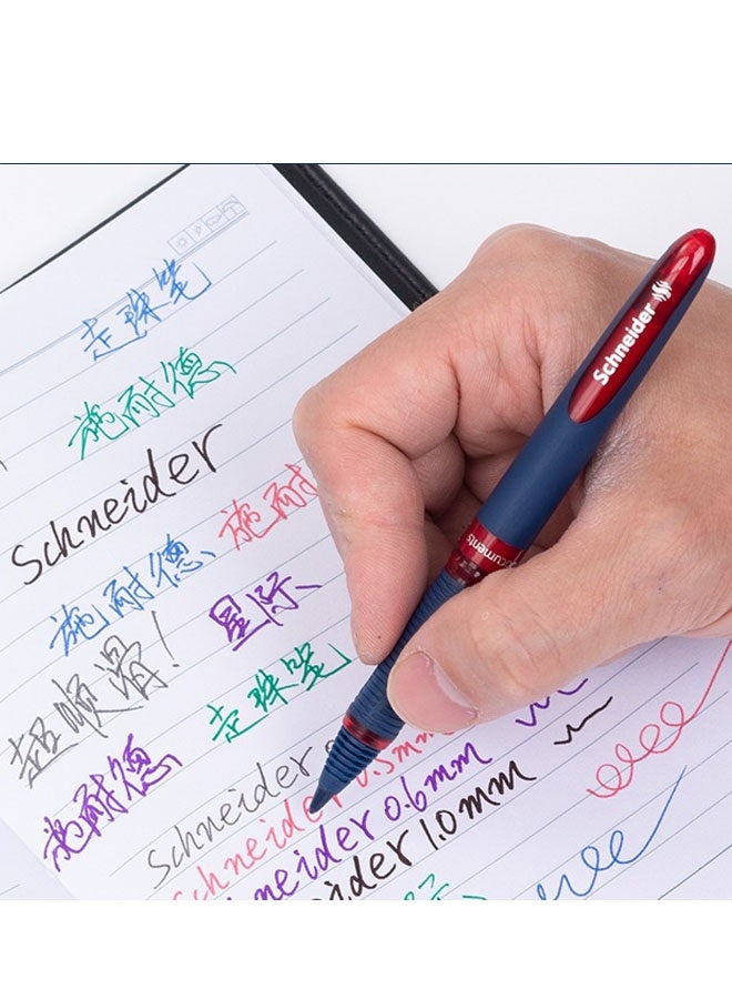 شنايدر قلم حبر جاف للأعمال، رأس فائق النعومة 0.6 مم، بنفسجي - Image 5
