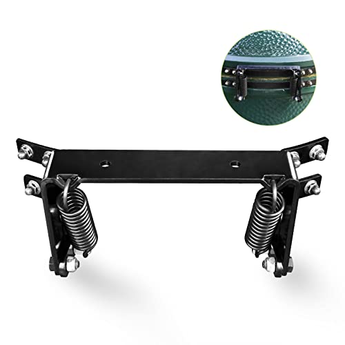 Mydracas Hinge Assembly Kit fit Large Green Egg,Big Green Color Egg Accessories,Powder Coated Steel Hinge Set for Large Big Grill Green Egg - Image 1