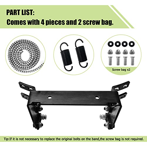 Mydracas Hinge Assembly Kit fit Large Green Egg,Big Green Color Egg Accessories,Powder Coated Steel Hinge Set for Large Big Grill Green Egg - Image 2