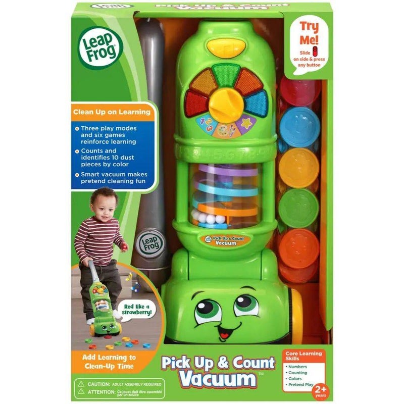 LeapFrog 100 Words Book & Pick Up & Count Vacuum Toy Set (Pack of 2)