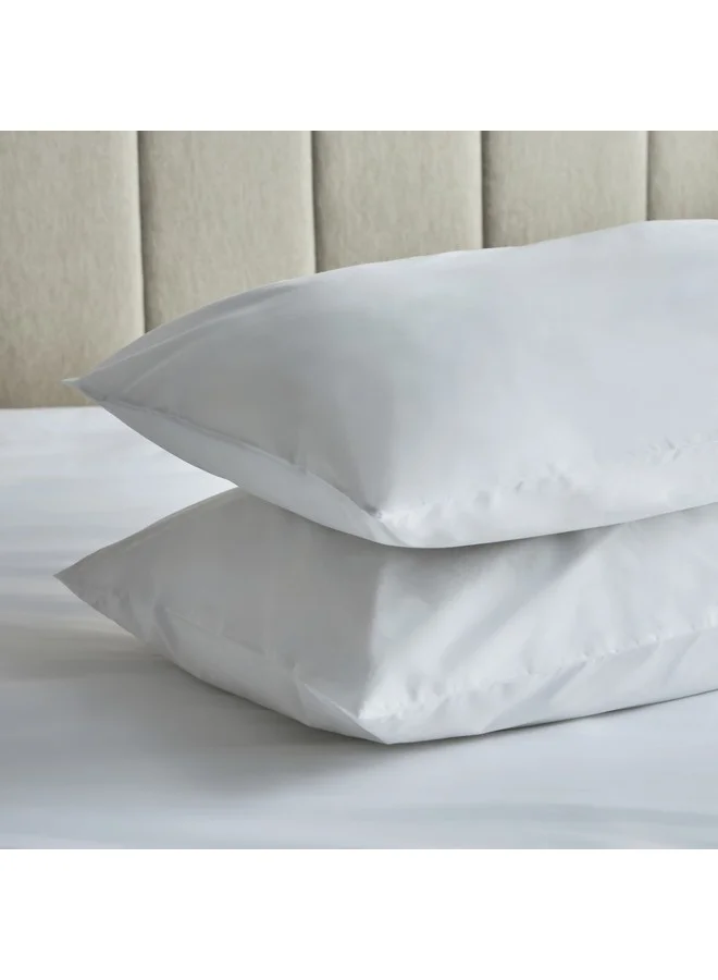 Home Box Purely-percale 2-Piece 300TC Percale Single Duvet Quilt Cover Set 200 x 135 cm