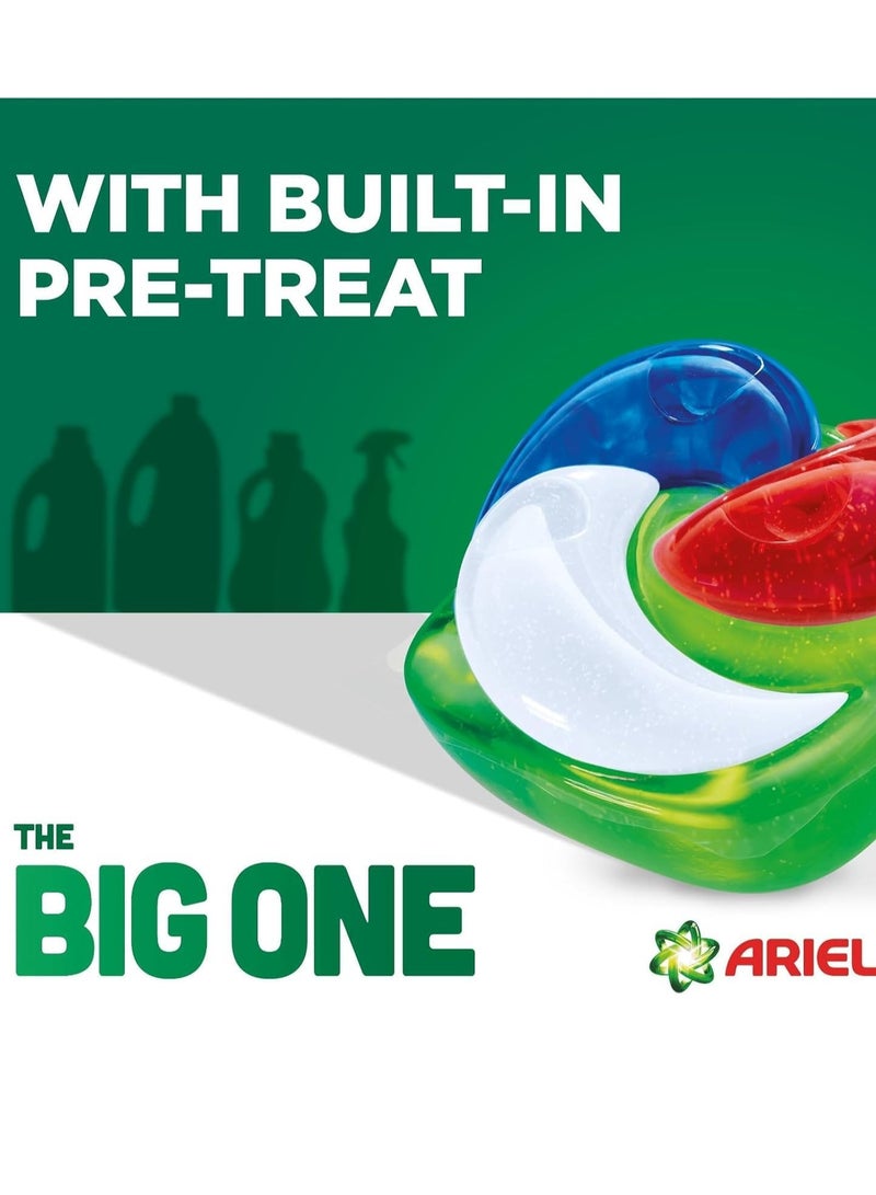 Ariel The Big One Laundry Liquid Pods Original, 80 Count, 2X Stain & Odour Removal Power, Built-In Pre-Treat, Fast Dissolving Even in Cold Wash - Image 4
