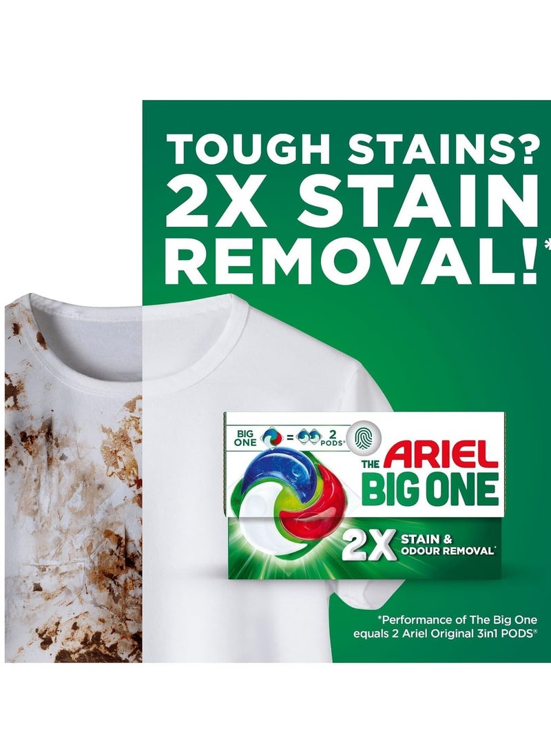Ariel The Big One Laundry Liquid Pods Original, 80 Count, 2X Stain & Odour Removal Power, Built-In Pre-Treat, Fast Dissolving Even in Cold Wash - Image 5