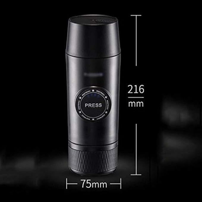 ريحني ماكينة قهوة، ماكينة إسبريسو محمولة، كبسولات أصلية ومتوافقة، ماكينة قهوة للسفر تعمل يدويًا - Image 3