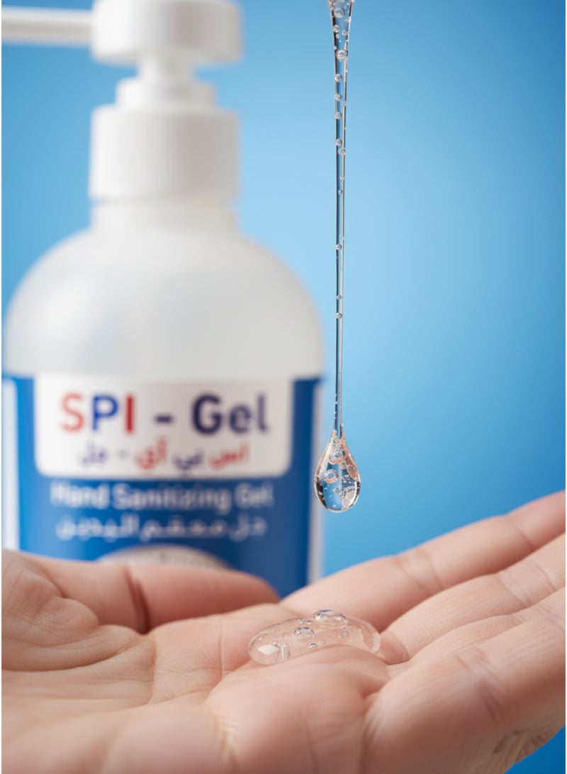 SPI Hand Sanitizer Gel pure  Enriched with Vitamin E,  500ml - Image 3