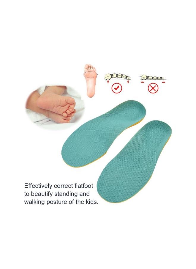 Generic - Orthotic Insoles for Kids Prevent Flatfoot, Foot Valgus, Foot Pronation etc Breathable Shockproof 3D Shoe Pads Inserts Boys Girls (S) - Image 1