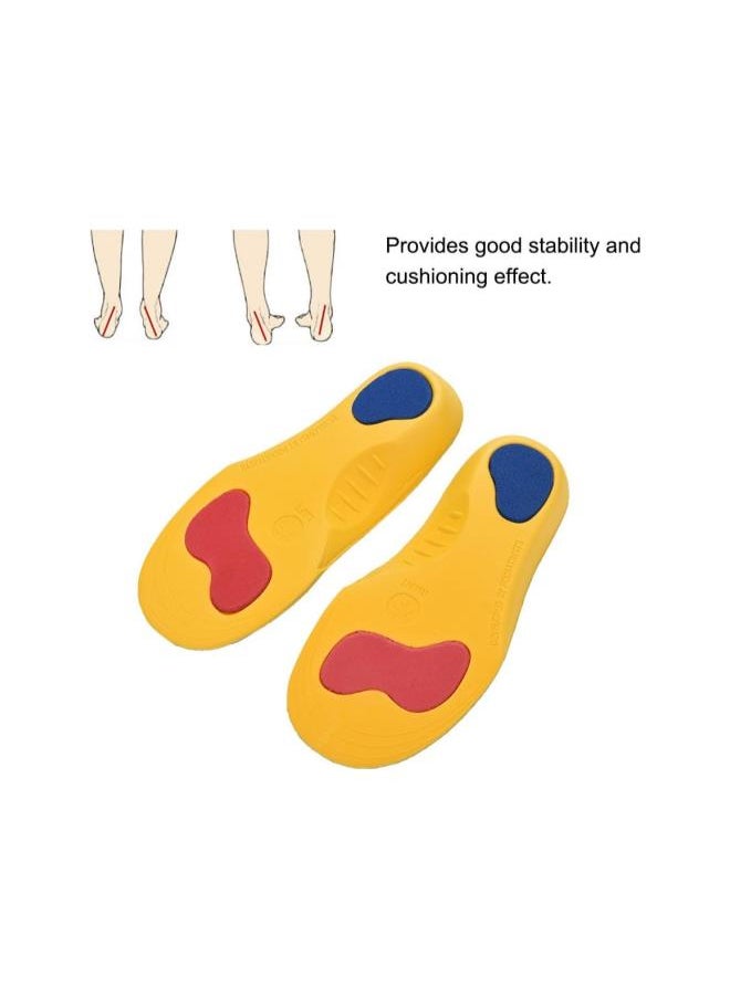 Generic - Orthotic Insoles for Kids Prevent Flatfoot, Foot Valgus, Foot Pronation etc Breathable Shockproof 3D Shoe Pads Inserts Boys Girls (S) - Image 1
